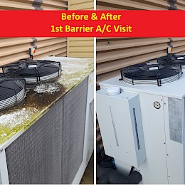 Servicing air conditioning equipment