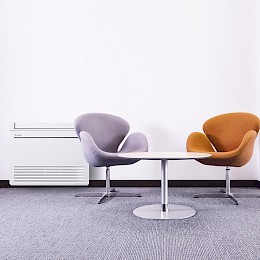 Floor mounted Mitsubishi air conditioning